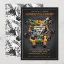 Search for monster jam birthday invitations Monster truck party