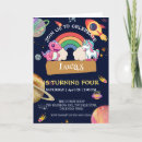 Search for space unicorn invitations Cute
