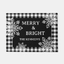 Search for winter doormats Buffalo plaid