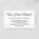 Search for weve moved invitations Change of address