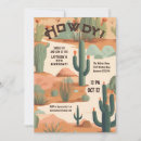 Search for desert birthday invitations Western