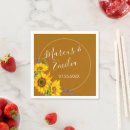 Search for sunflower wedding napkins Pretty
