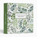 Search for recipe organizers Watercolor leaves