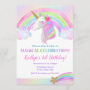 Search for mermaid and unicorn party invitations For her