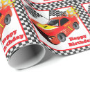 Search for race car wrapping paper Sports
