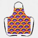 Search for colourful aprons rainbow