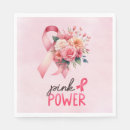 Search for breast cancer napkins Flowers