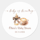 Search for coffee stickers Coffee baby shower