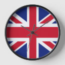 Search for british union jack clocks Patriotic