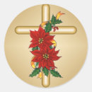 Search for christian christmas stickers Cross