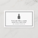 Search for food industry business cards Pineapple