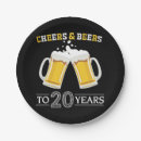 Search for 20th birthday plates For him