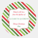Search for christmas baking stickers Red and green