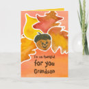 Search for kids thanksgiving cards Fall leaves