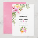 Search for luau bachelorette party invitations Pink