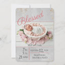 Search for blessed birth announcement cards Baby girl