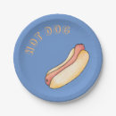 Search for hotdogs paper plates Vintage