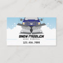 Search for snow plowing business cards Truck