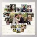 Search for heart shaped collage posters Family photo collage
