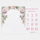 Search for rose baby blankets Monthly milestone