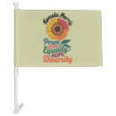 Search for peace car flags America