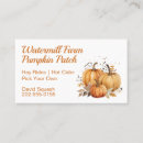 Search for seasonal business cards orange