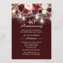 Search for 40th anniversary invitations String lights
