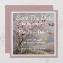 Search for cherry blossom save the dates Engagement