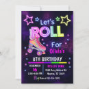 Search for skating birthday invitations Rainbow