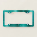 Search for teal license plate frames Glam