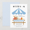 Search for couples baby boy shower invitations Blue gingham