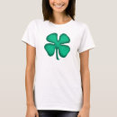 Search for luck of the irish tshirts 4 leaf clover