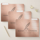 Search for rose gold folders Simple