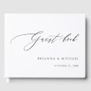 Search for elegant guest books Typography