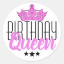Search for cute birthday queen stickers For her