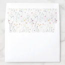 Search for watercolor envelope liners Wildflowers
