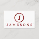 Search for maroon business cards Minimalist