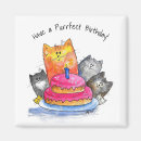 Search for funny cat magnets Birthday