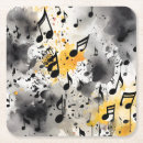 Search for music coasters Watercolor