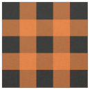 Search for orange plaid fabric Orange and black