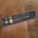 Search for photo name plates Black