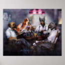 Search for cats playing poker posters Dogs