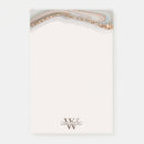 Search for monogrammed post it notes Initial