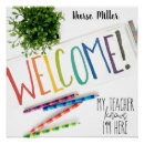 Search for classroom welcome signs Education