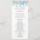 Search for hydrangea wedding programs Rustic