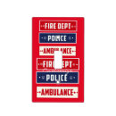 Search for emergency light switch covers Fire