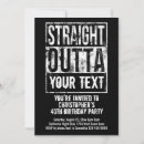 Search for funny quotes birthday invitations Black and white