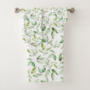 Search for green leaves bath towels Modern