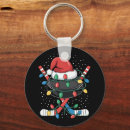 Search for hockey keychains Santa