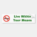 Search for debt bumper stickers Credit